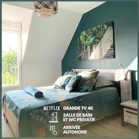 Chambre Evasion - Sdb Wc Privatif - Entree Autonome - Grande Tv Netflix Compiègne Exterior foto